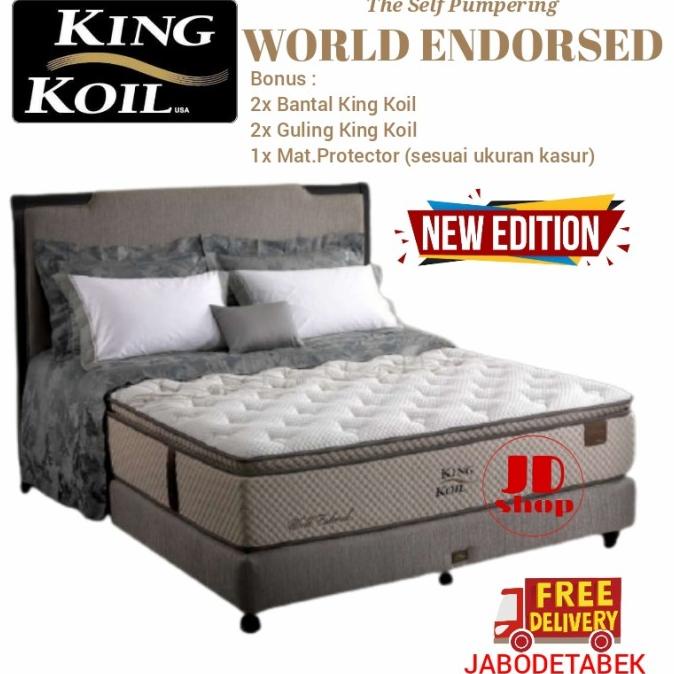 Spring Bed Kasur King Koil World Endorsed 200x200 New - Hanya Kasur