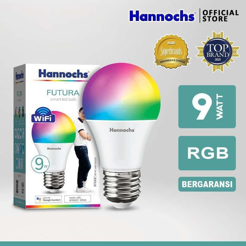 Lampu Hannochs Wifi Futura 9watt RGB