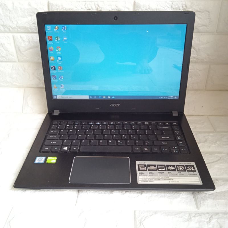 laptop Acer Aspire E5-475G Intel Core i3-6006U ram 4GB HDD 500GB 2 VGA