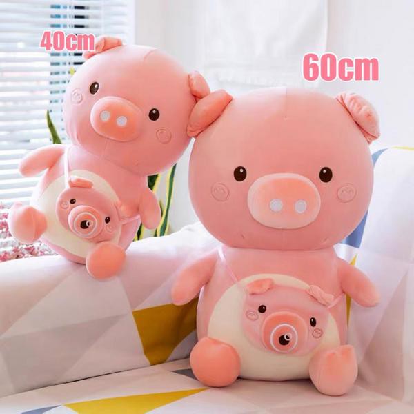 BONEKA Babi 40cm Boneka PIG CAMERA Guling Babi Bantal Babi Bantal Pig Boneka Kado Hadiah Ulang Tahun