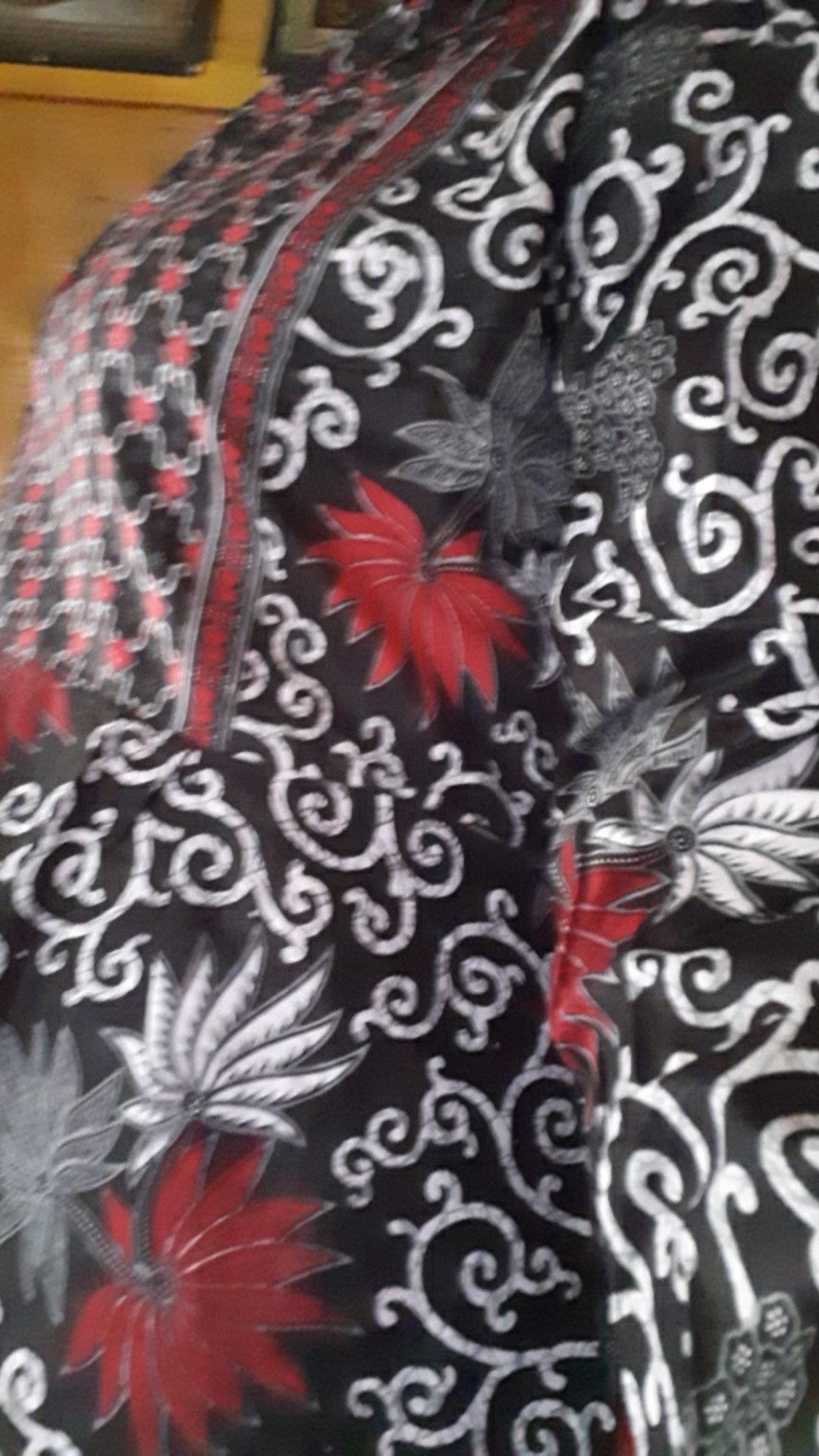 Batik Couple Keluarga Sania Ruffle Ori Ndoro Jowi Dnt Sogan Kembang Langit