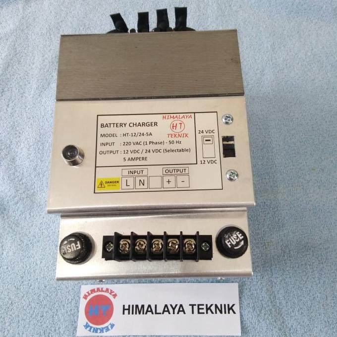 Battery Charger Genset 5A, Charge Accu Genset, Cas Aki