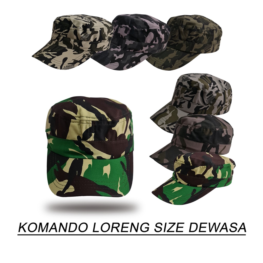 TOPI KOMANDO / TOPI KOMANDO LORENG / TOPI KOMANDO MURAH