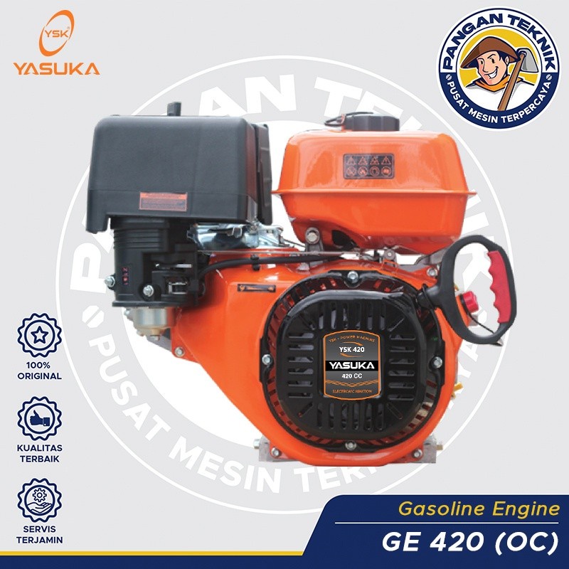 MESIN PENGGERAK BENSIN YASUKA | GX 420 ORANGE | MESIN KETINTING