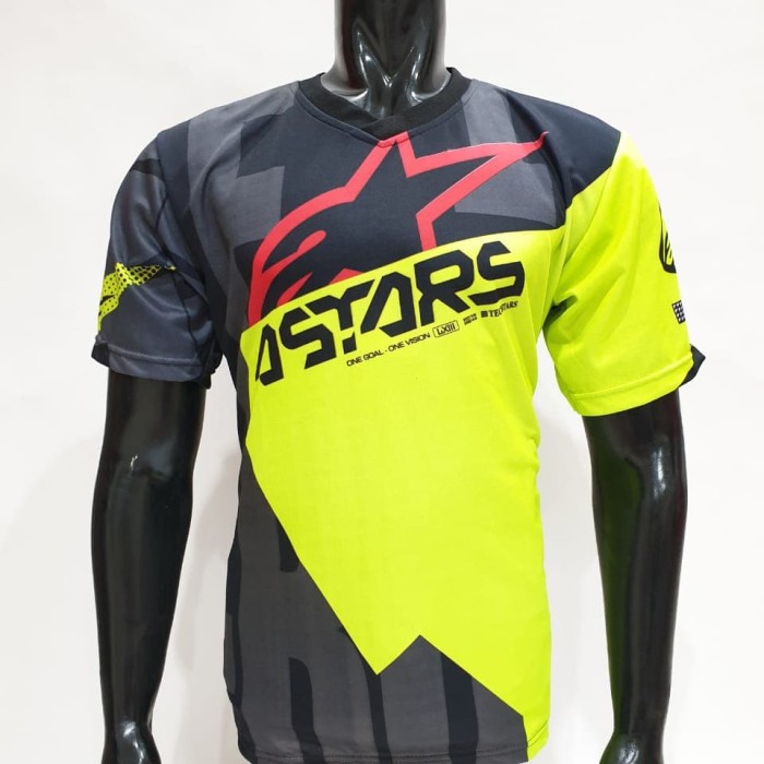 KAOS JERSEY MOTOR CROSS MTB LENGAN PENDEK