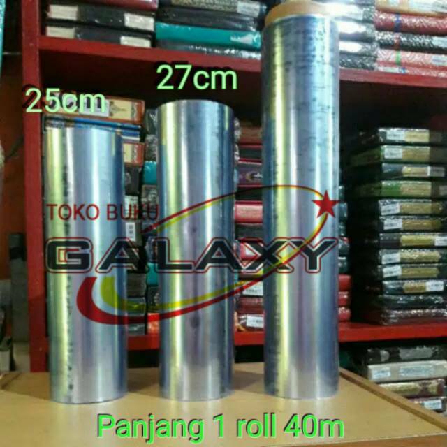 

Jual Sampul Plastik Bening Mika - Sampul Buku Tulis 1 Roll 40m Tinggi 27cm & 25cm
