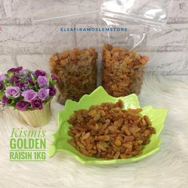 

Kismis Manis Tanpa Biji/Golden Raisin /Kismis Enak /Oleh-oleh Umroh Nabawi 1kg