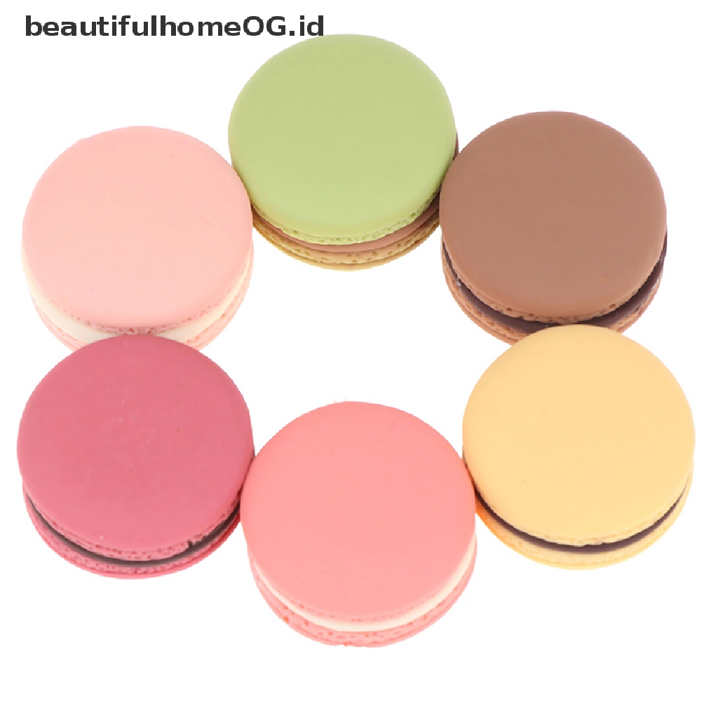 10pcs / Set Mainan Miniatur Macaron Untuk Aksesoris Rumah Boneka 1 / 12