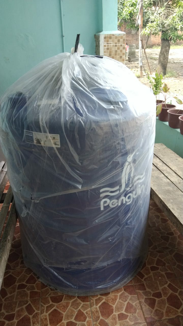 Penguin - Tangki Tandon Toren Air Water Tank Set Tb 70 Tb70 650 L Biru Tua
