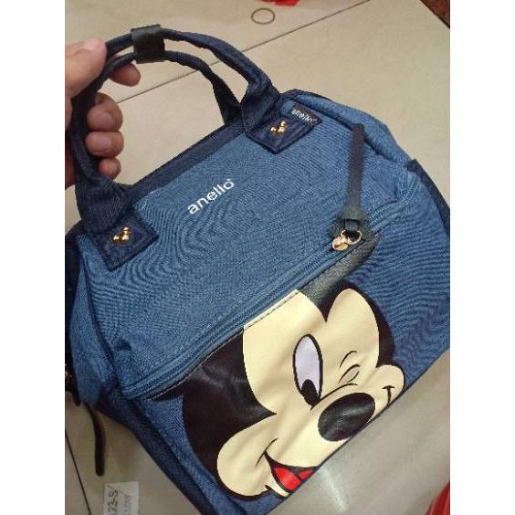 ➯ Tas Tote anello Mickey 3in1 ransel dan selempang ➾