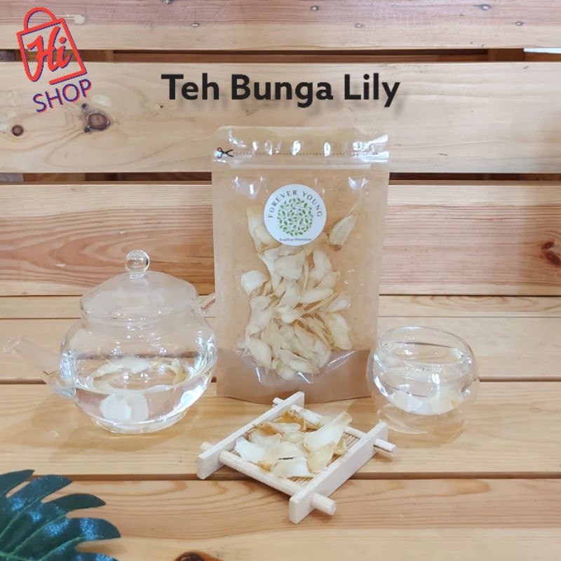 

Teh Herbal Teh Bunga Lily Bai He Dried Lily Bulb Premium Quality