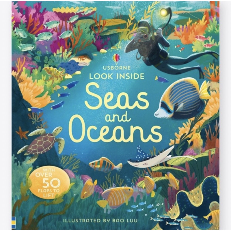 

Usborne look inside seas and oceans original UK