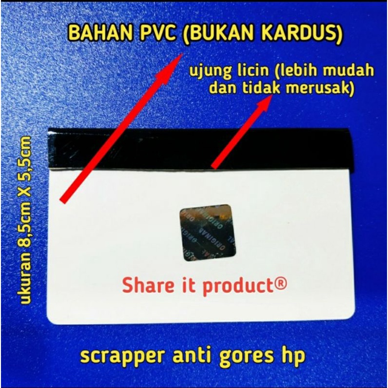 scraper rakel alat bantu pasang anti gores dan garskin