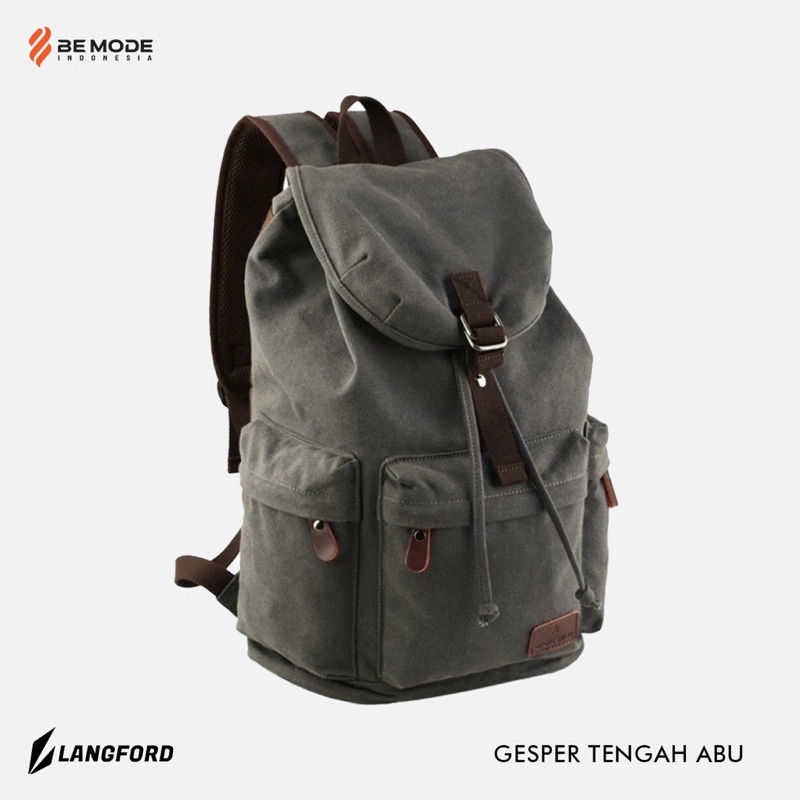 Ransel backpack vintage Canvas casual Gumala searies – LANGFORD