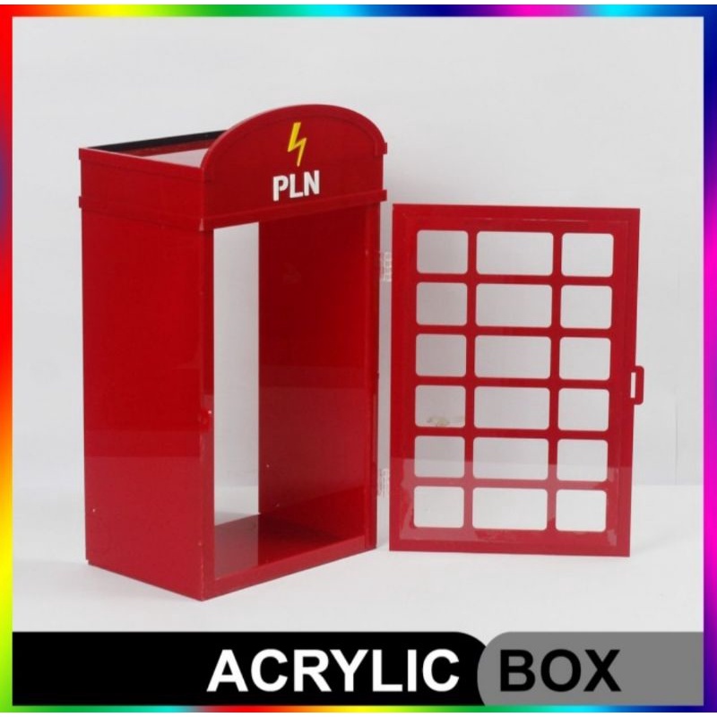 NEW BOX METERAN LISTRIK TOKEN PLN/KOTAK METERAN PASCABAYAR/MODEL LAMA.