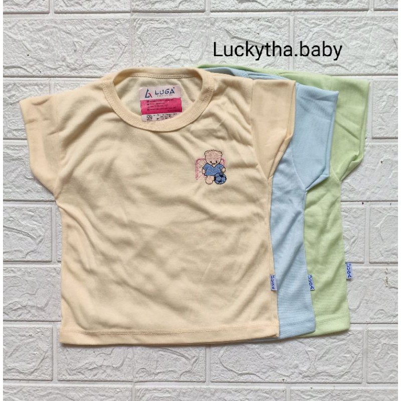 1pcs_kaos oblong anak bayi  polos  LUGA PENDEK / KAOS anak LUGA PENDEK