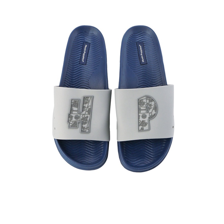 SANDAL SLIDE HUSH PUPPIES PRIA ORIGINAL CASUAL BRANDED ASLI GREY HM31