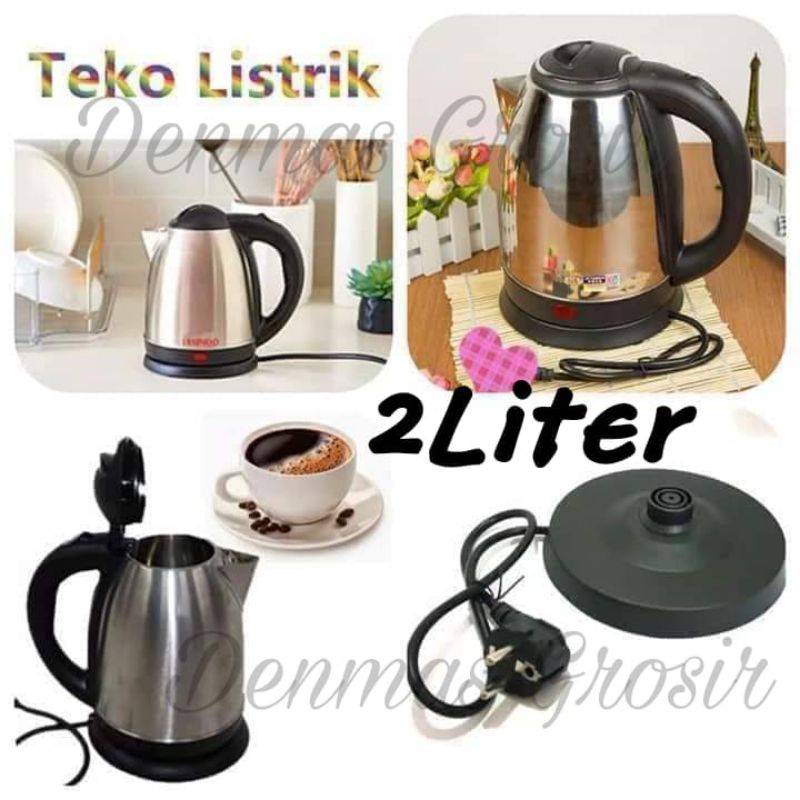 (COD) Teko listrik 2liter / Pemanas Air / Teko Murah