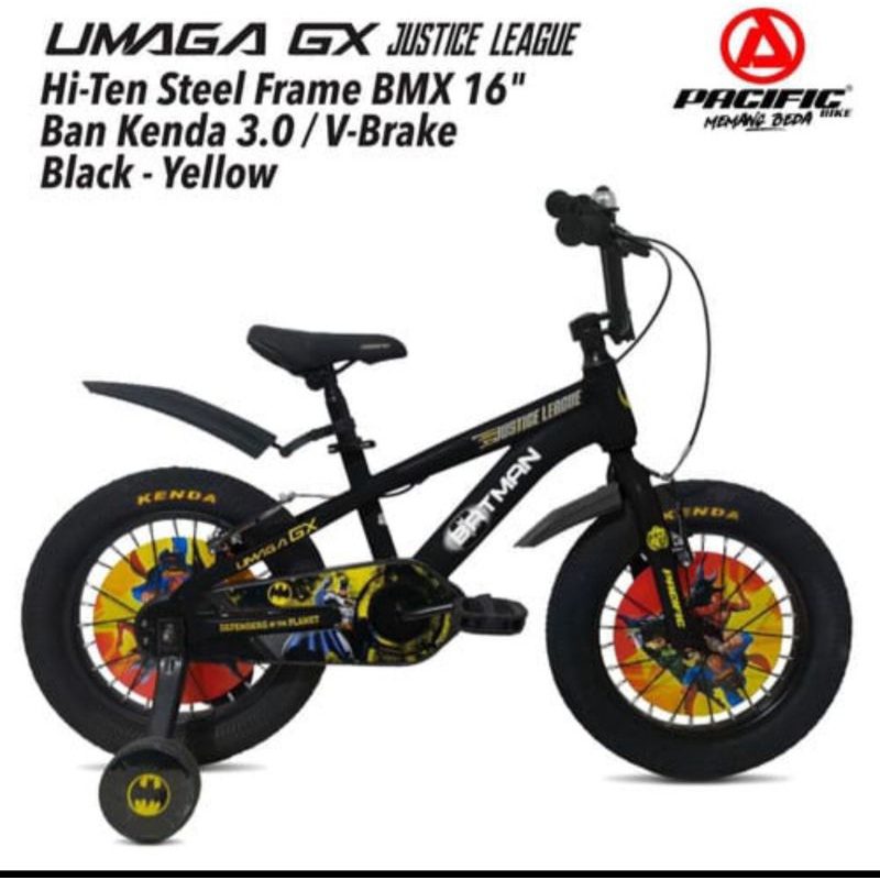 Sepeda Anak BMX 16 inch Pacific UMAGA GX JUSTICE LEAGUE