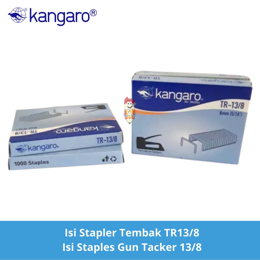 

Isi Staples / Staples Tembak / Gun Tacker / Kangaro TR-13/8