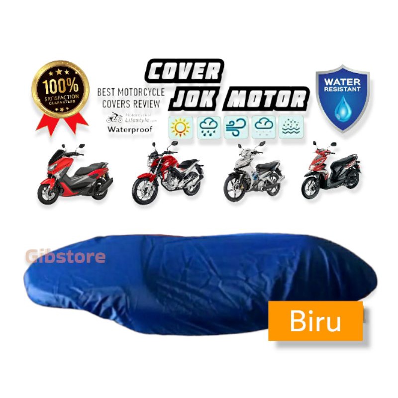 Sarung Jok Motor Cover Pelindung Jok Motor Anti Air Untuk Motor Beat Vario Scoopy Fino Mio Genio Xride Spin Nmax Aerox Pcx Adv Freego Vixion Tiger Thunder Megapro Vespa Supra Kharisma Revo Jupiter Vega Shogun Sarung Pelindung Jok Anti Cakar Kucing