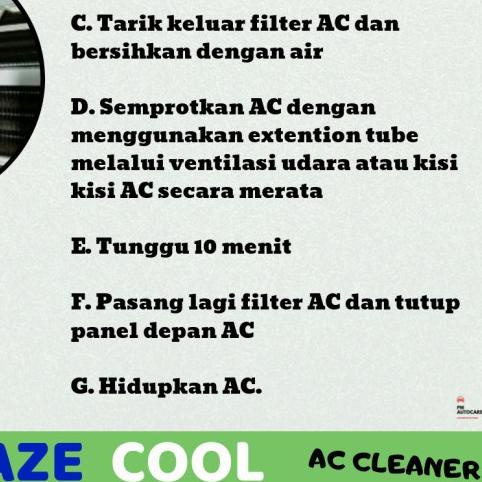 ☀ Hazecool AC Cleaner Spray (300 mL) - Pembersih AC MOBIL dan AC SPLIT ☻