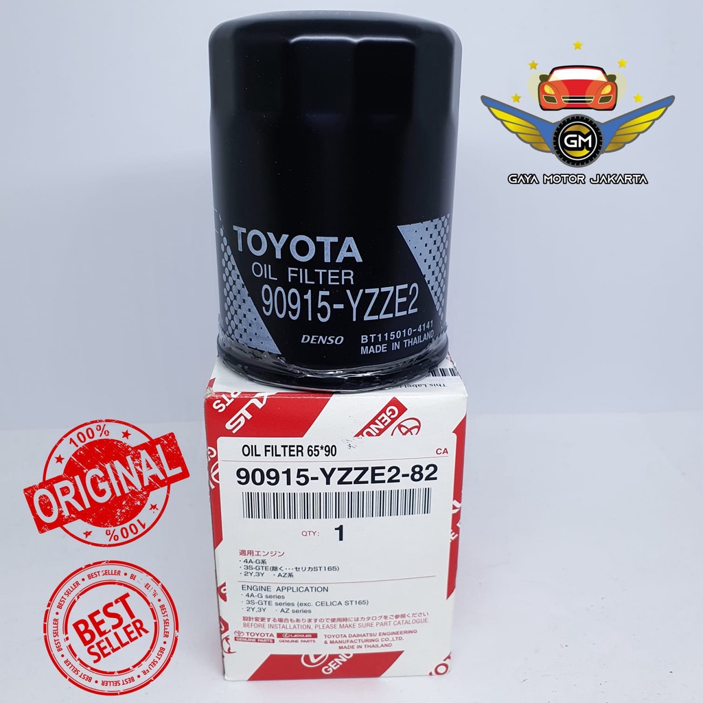 Filter Oli - Oil Filter Toyota Alphard-Harrier-Camry-Wish 90915-YZZE2