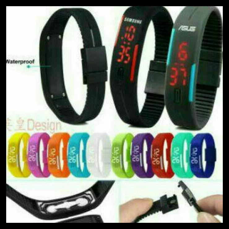 JAM TANGAN GELANG LED SPORT SPORTY ADIDAS NIKE PUMA WATCH ANAK KIDS