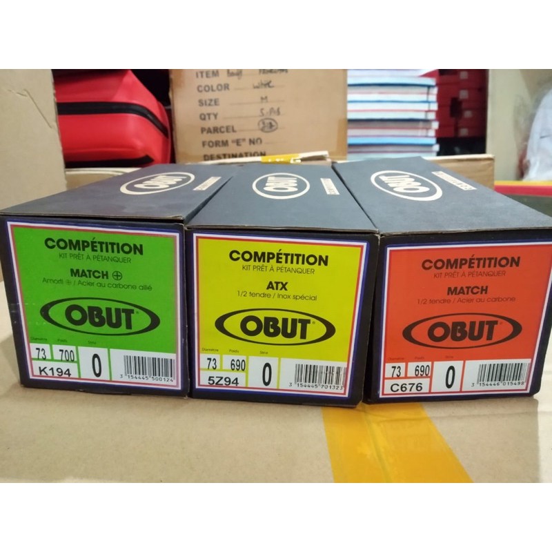 PROMO OBUT MATCH / MATCH IT / MATCH+ / ATX - bola petanque