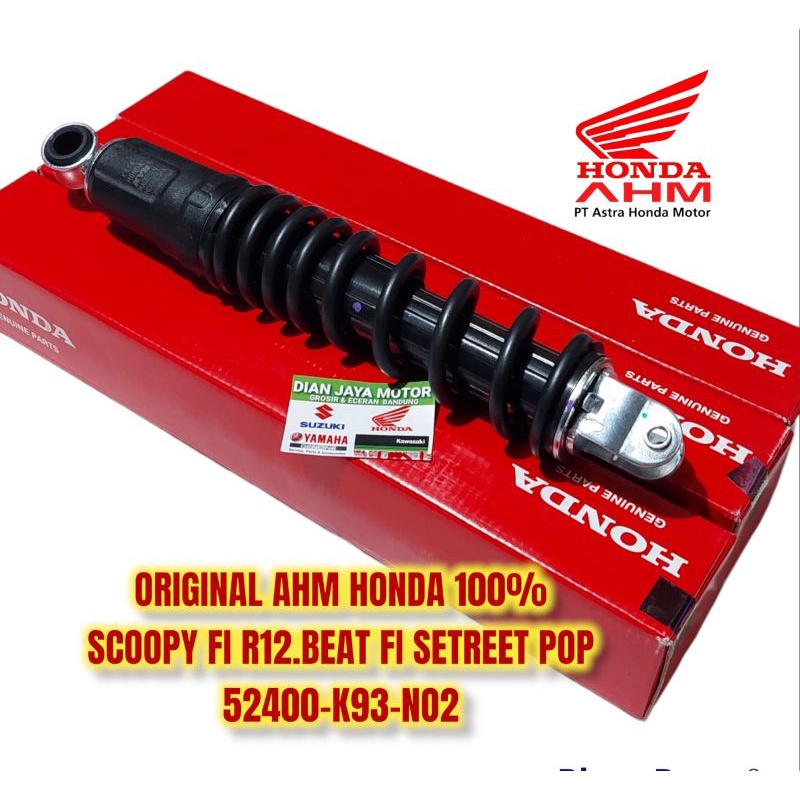 Shock Breaker Belakang Original Honda Genuine Parts 52400-K93-N02 Scoopy Ring 12 Beat Fi Esp Beat Po