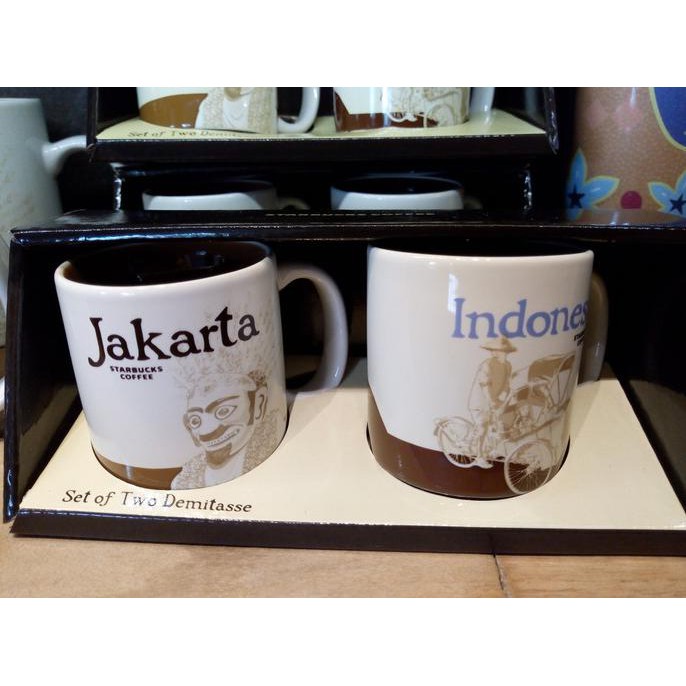 Starbucks Mug Demitasse Size 3floz Set of 2 Jakarta Indonesia