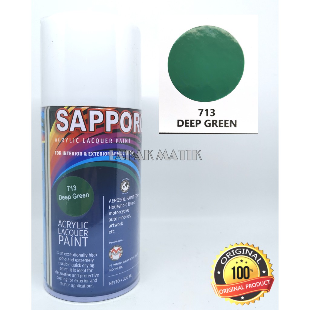 Pilok Sapporo HIJAU LUMUT DEEP GREEN 713 300ML