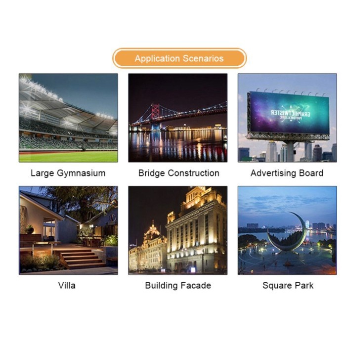 Lampu Sorot Solar 100w Flood Light Solar cell IP 65 Lampu Jalan PJU