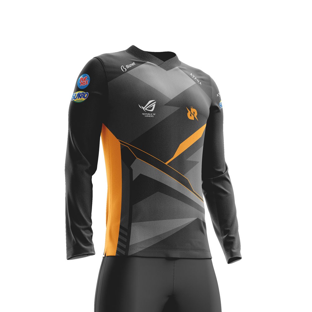 JERSEY RRQ 2021 FREE NICKNAME / JERSEY RRQ ESPORT TERBARU GAMING Lengan Panjang