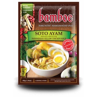 

Bumbu Instan Bamboe Soto Ayam, Tanpa Extract, Essence & Pewarna Buatan