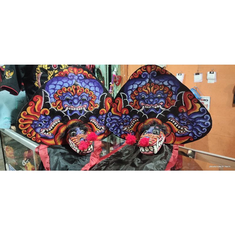 barongan anak / barongan / caplokan / ganongan / topeng ganong / pecut / jaranan / reog / mainan /sh