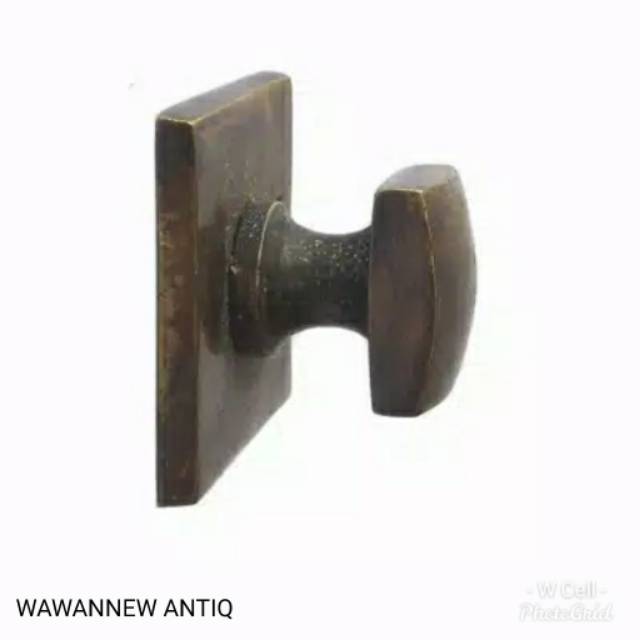 Handle / Tarikan Laci Gagang Lemari Rumah Kuningan Antik Murah 3x3cm