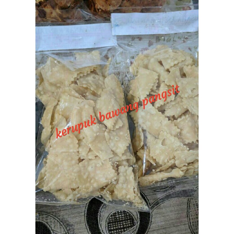

kerupuk bawang pangsit