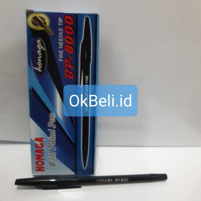 

Pulpen Hitam Pen HONAGA BP 8000