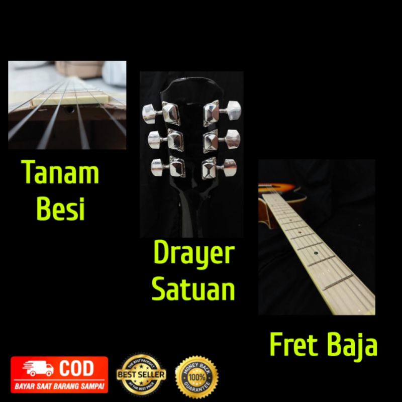GITAR TAYLOR AKUSTIK ELEKTRIK CUSTOM FREE PACKING KAYU