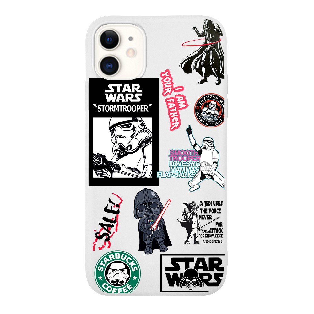 Treding Desing Cartoon Star Wars Pattern Matte Soft CASE IPhone 12 12Pro 12Promax 11 11Pro 11ProMax 6 6s 7 8 X XS XR XSMAX SE(2020)-2