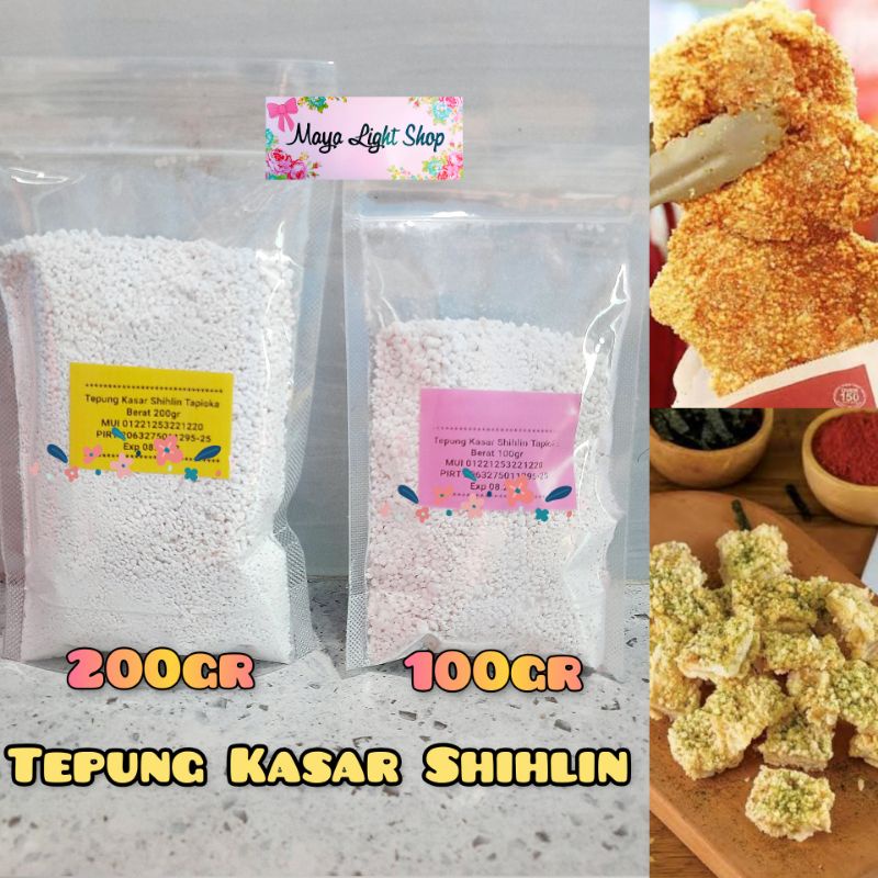 Tepung shihlin 200gr 100gr tepung kasar shihlin flour premium crispy ayam chicken termurah halal snack taiwan tepung serbaguna