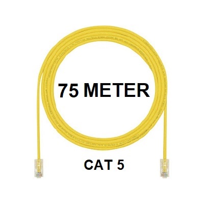 Inotrix 75M-UC5 Pathcord Kabel LAN 75M Internet RJ45 75Meter Cat 5 Cat5 Cat 5e Cat5e M