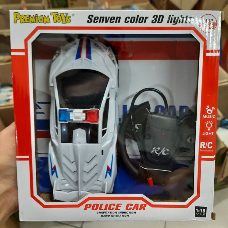 MAINAN ANAK MOBIL REMOT ATAU RC POLICE CARS DENGAN REMOT MODEL STIR