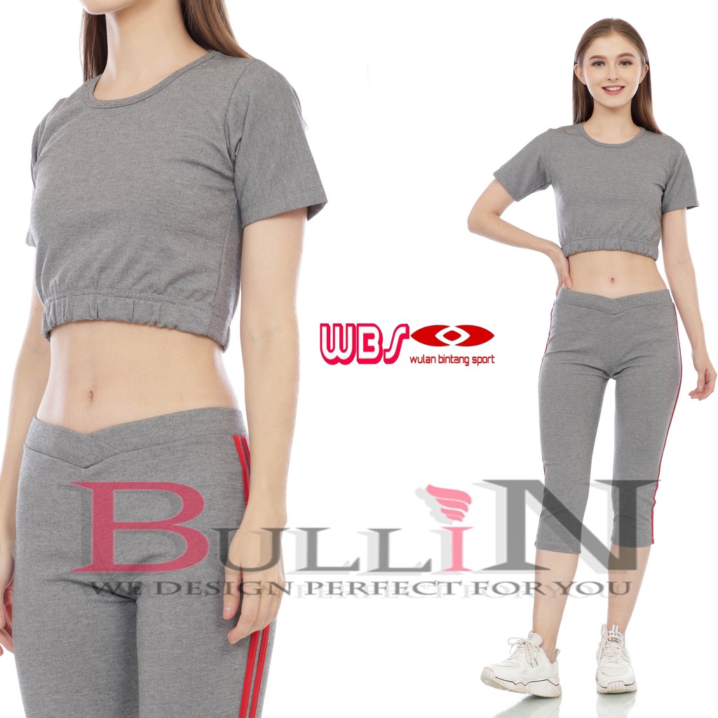 Baju Atasan Senam / Zumba Crop