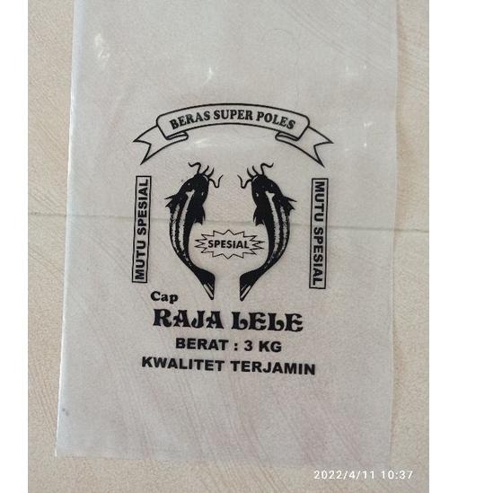 Bagus Banget.. Plastik Beras 3kg Sablon Gambar Raja Lele
