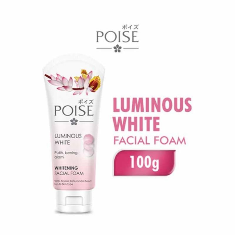 poise facial foam whitening 100 gr/poise facial foam anti bacterial 100 gr
