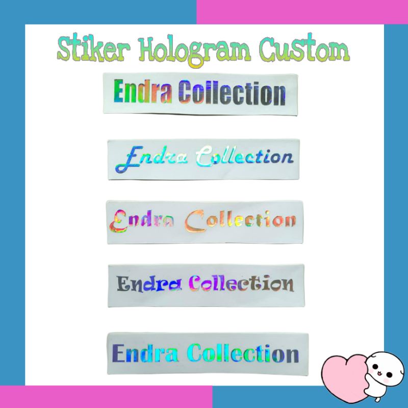 

stiker hologram custom / stiker huruf hologram / stiker cutting