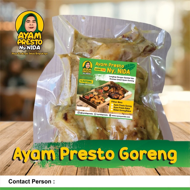 EMPUK SAMPAI KETULANG, AYAM PRESTO UNGKEP SIAP GORENG