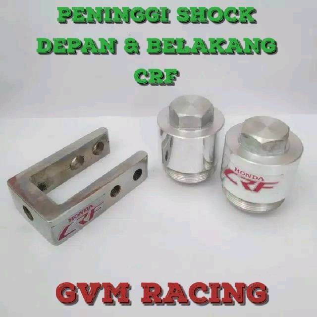 PENINGGI SHOCK CRF 150 L DEPAN BELAKANG